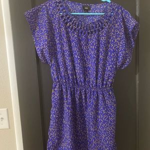 Mossimo blue and gold dress